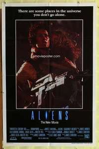 r050 ALIENS int'l one-sheet movie poster '86 James Cameron, Sigourney Weaver