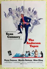 r069 ANDERSON TAPES one-sheet movie poster '71 Sean Connery, Dyan Cannon