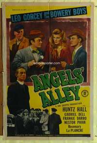 r074 ANGELS' ALLEY one-sheet movie poster '48 Leo Gorcey & Bowery Boys
