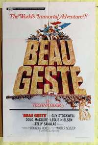 r130 BEAU GESTE one-sheet movie poster '66 Guy Stockwell, Doug McClure