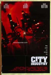 r204 CITY OF INDUSTRY DS one-sheet movie poster '97 Harvey Keitel, Dorff