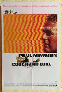 r217 COOL HAND LUKE one-sheet movie poster '67 Paul Newman classic!