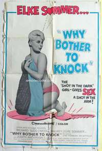 r251 DON'T BOTHER TO KNOCK one-sheet movie poster '65 Elke Sommer