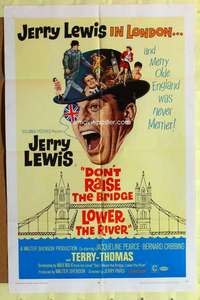r252 DON'T RAISE THE BRIDGE, LOWER THE RIVER one-sheet movie poster '68