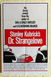 r256 DR STRANGELOVE one-sheet movie poster R72 Scott, Stanley Kubrick