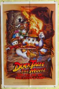 r257 DUCKTALES THE MOVIE DS one-sheet movie poster '90 Disney cartoon!