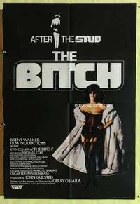 r152 BITCH English one-sheet movie poster '79 super sexy Joan Collins!