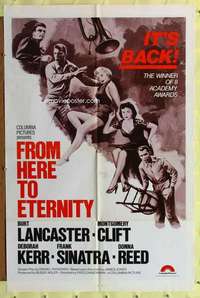 r317 FROM HERE TO ETERNITY one-sheet movie poster R78 Burt Lancaster