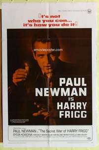 r812 SECRET WAR OF HARRY FRIGG one-sheet movie poster '68 Paul Newman