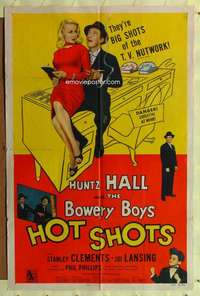 r390 HOT SHOTS one-sheet movie poster '56 Bowery Boys, Joi Lansing