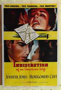 r434 INDISCRETION OF AN AMERICAN WIFE style A one-sheet movie poster '54 DeSica