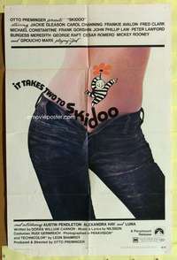 r827 SKIDOO one-sheet movie poster '69 Otto Preminger, drug comedy!