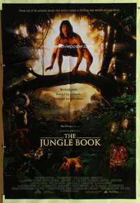 r460 JUNGLE BOOK DS one-sheet movie poster '94 Disney, Jason Scott Lee