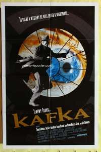 r463 KAFKA one-sheet movie poster '91 Steven Soderbergh, Jeremy Irons