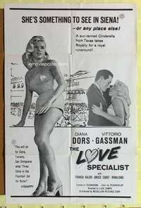 r499 LOVE SPECIALIST one-sheet movie poster '59 ultra sexy Diana Dors!