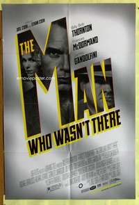 r510 MAN WHO WASN'T THERE one-sheet movie poster '01 Coen Brothers!