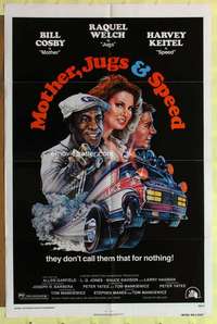 r562 MOTHER, JUGS & SPEED A one-sheet movie poster '76 Welch, Cosby, Keitel