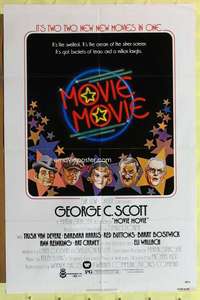 r565 MOVIE MOVIE one-sheet movie poster '78 George C Scott, Barbara Harris