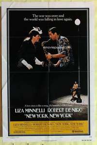 r599 NEW YORK NEW YORK style B one-sheet movie poster '77 De Niro, Minnelli