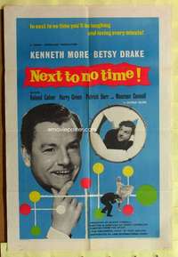 r600 NEXT TO NO TIME English one-sheet movie poster '58 Henry Cornelius