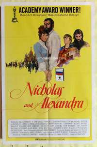 r602 NICHOLAS & ALEXANDRA one-sheet movie poster '72 English history!
