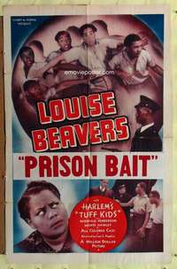 r737 REFORM SCHOOL one-sheet movie poster '39 Beavers, Harlem's Tuff Kids