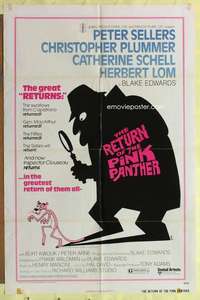 r753 RETURN OF THE PINK PANTHER one-sheet movie poster '75 Peter Sellers
