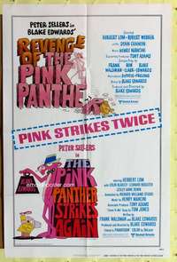 r759 REVENGE OF THE PINK PANTHER/PINK PANTHER STRIKES one-sheet movie poster ----