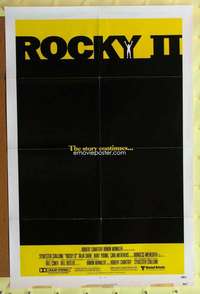 r779 ROCKY 2 one-sheet movie poster '79 Sylvester Stallone, Weathers