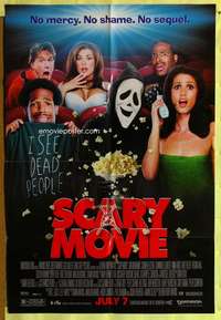 r792 SCARY MOVIE advance one-sheet movie poster '00 Wayans horror spoof!