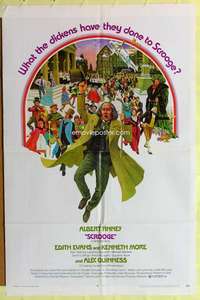 r798 SCROOGE #1 one-sheet movie poster '71 Albert Finney, Charles Dickens