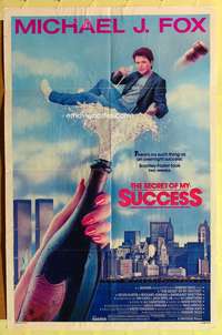 r808 SECRET OF MY SUCCESS one-sheet movie poster '87 Michael J. Fox