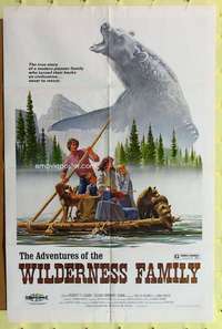 r028 ADVENTURES OF THE WILDERNESS FAMILY one-sheet movie poster '75