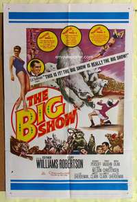 s059 BIG SHOW one-sheet movie poster '61 Esther Williams, circus!