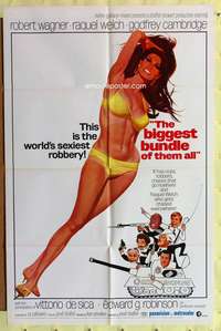 s060 BIGGEST BUNDLE OF THEM ALL one-sheet movie poster '68 Raquel Welch