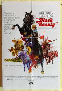 s073 BLACK BEAUTY one-sheet movie poster '71 Mark Lester, classic horse!