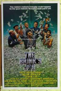 s112 BRINK'S JOB one-sheet movie poster '78 Peter Falk, Peter Boyle