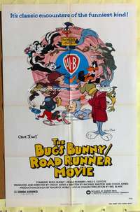 s121 BUGS BUNNY & ROAD RUNNER MOVIE one-sheet movie poster '79 Chuck Jones