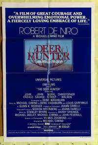 s255 DEER HUNTER one-sheet movie poster '78 Robert De Niro, Mantel art!
