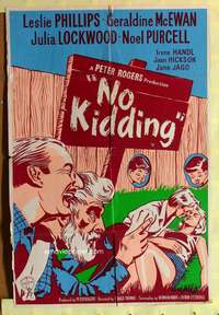s051 BEWARE OF CHILDREN English one-sheet movie poster '61 No Kidding!