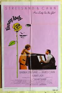 s350 FUNNY LADY one-sheet movie poster '75 Barbra Streisand, James Caan