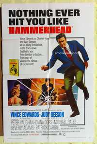 s391 HAMMERHEAD one-sheet movie poster '68 Vince Edwards, Judy Geeson