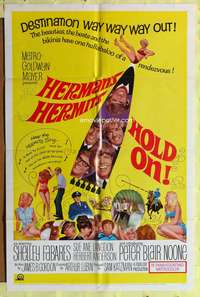 s441 HOLD ON one-sheet movie poster '66 rock 'n' roll, Herman's Hermits!