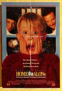 s443 HOME ALONE one-sheet movie poster '90 Macaulay Culkin, Stern