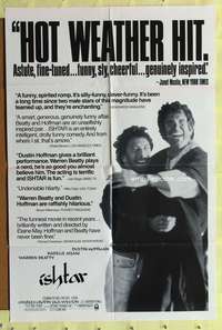 s468 ISHTAR one-sheet movie poster '87 Warren Beatty, Dustin Hoffman