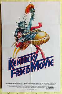 s486 KENTUCKY FRIED MOVIE one-sheet movie poster '77 John Landis comedy!