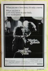 s502 LAST TANGO IN PARIS style B one-sheet movie poster R75 Marlon Brando