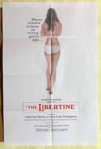 s506 LIBERTINE one-sheet movie poster '69 Radley Metzger, Catherine Spaak