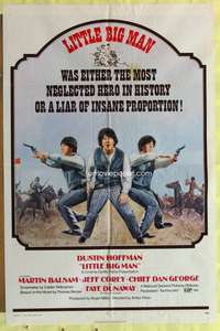 s514 LITTLE BIG MAN one-sheet movie poster '71 Dustin Hoffman, Arthur Penn