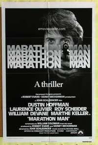 s559 MARATHON MAN int'l one-sheet movie poster '76 Hoffman, Schlesinger
